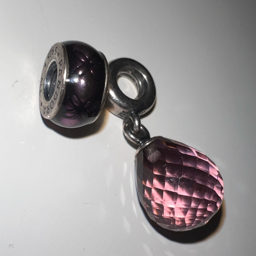 2 Pandora Silver Bracelet Charms